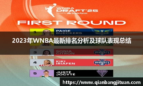 2023年WNBA最新排名分析及球队表现总结